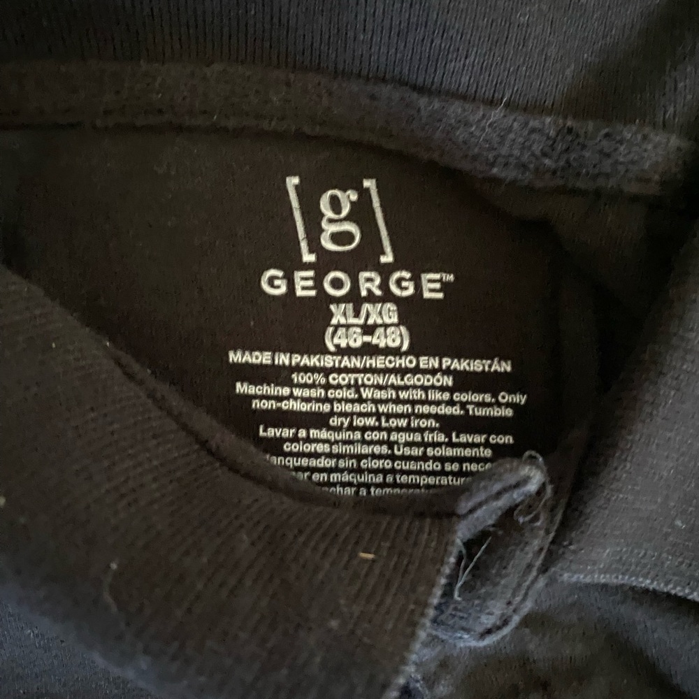 George Black Polo Men's Shirt Size X Large - Picture 2 of 4